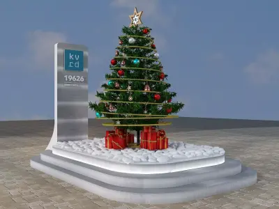  Street Square Design a269a 3D model