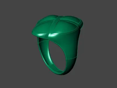 Plain Ring Women Ready STL 3DM Models Womens Rings 3D models 3D print model 59