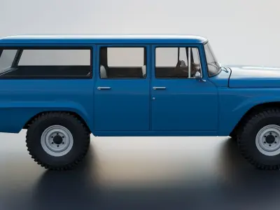International Travelall 4x4 1964 3D print model