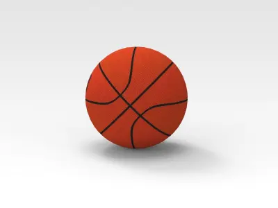 Basketball ball 3D model 9