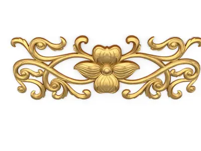 Classic decor ornament 133 3D model