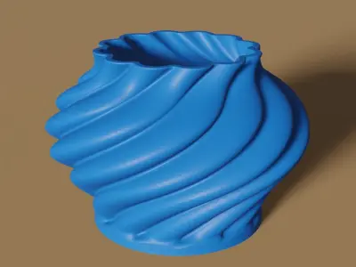 3D Printed Succulents Planters - 13 pieces 3D print model