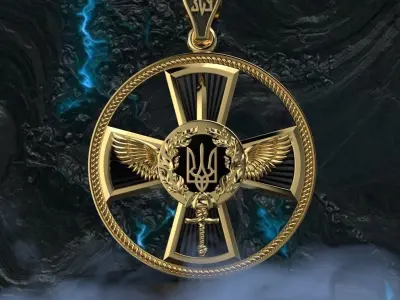 Ukranian Army Emblems 3D print model