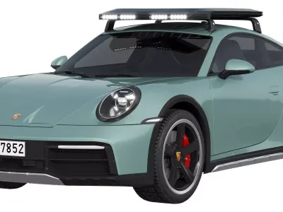 Porsche 911 Dakar 2023 3D model