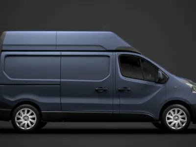 Renault Trafic Van L2H2 2020 3D model