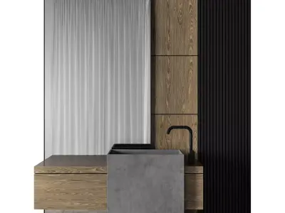 Luxury Bathroom 79 3D model