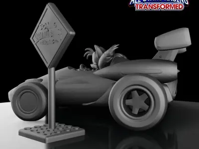 TAILS - SONIC and ALL-STARS RACING TRANSFORMED 3D print model