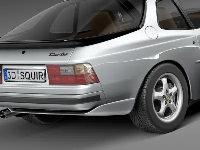 Porsche 944 1982-1991 3D model