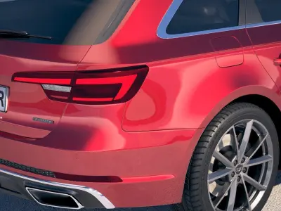 Audi A4 S-Line Avant 2019 3D model