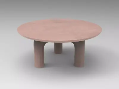Koko Dining Table Low-poly 3D model