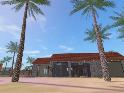 My Island In Tahiti Low-poly 3D model