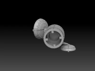 Tank Turret Pillboxes 3D print model