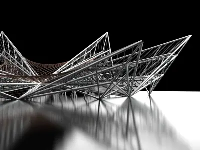 hexa pavilion  3D model