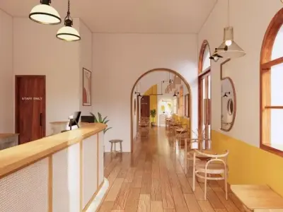 Coffee Interior 3D model