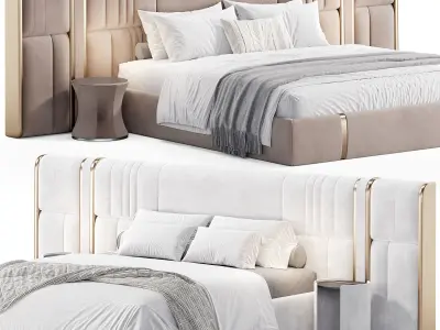 Nova bed by Hessentia Cornelio Cappellini 3D model