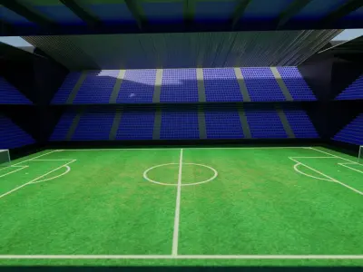 Football Stadium Low-poly 3D model purchase