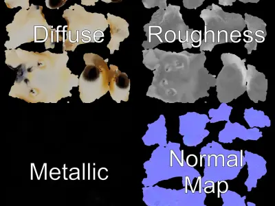 Adorable Polar Bear Cub D Model Pack Low-poly 3D model