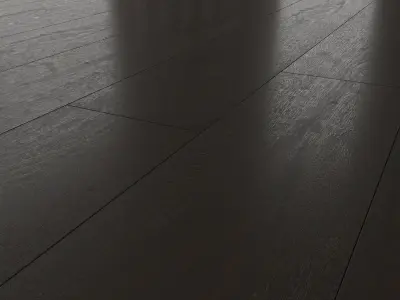  Wood Oak Floor Black WWL 3D model