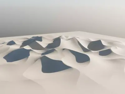 Desert Dune 3D Model Free 3D model