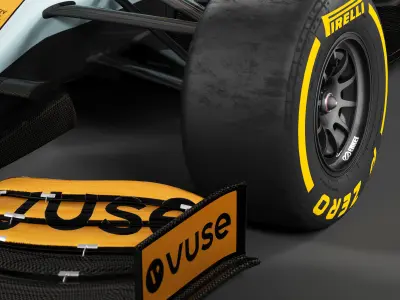 formula 1 mclaren car 3D model