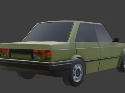Nissan Sentra  Low-poly 3D model