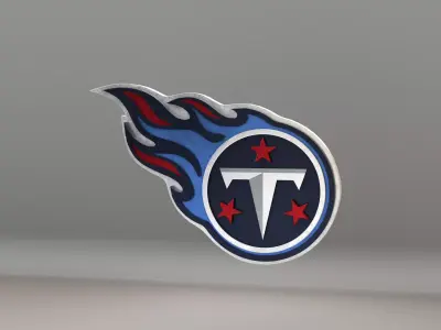 NFL Tennessee Titans Logo 3D model
