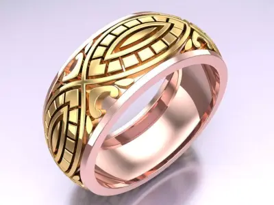 Pattern Rings - N1956 3D print model