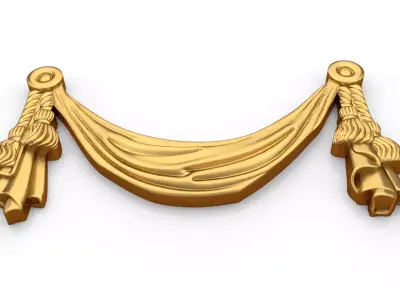 classic decorative swag onlay cnc 3d printing stl 11 3D print model