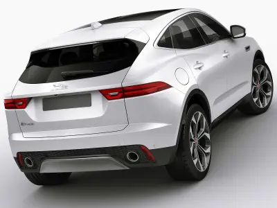 Jaguar E-pace 2018 3D model