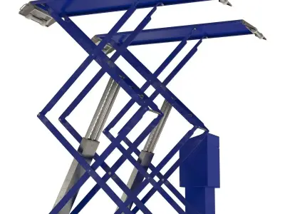 Automotive Scissor Lift 3D model