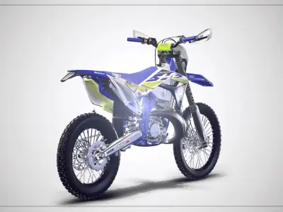 Sherco motocross Low-poly 3D model