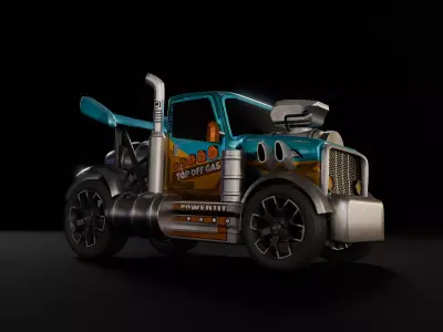 Grand Master 1 Semi Truck HCRC2 3D model