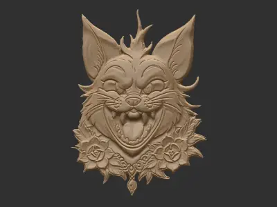 scarycat cnc  3D print model