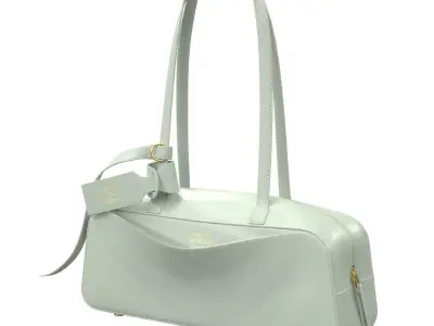 Balenciaga Carrie Bowling Bag Low-poly 3D model