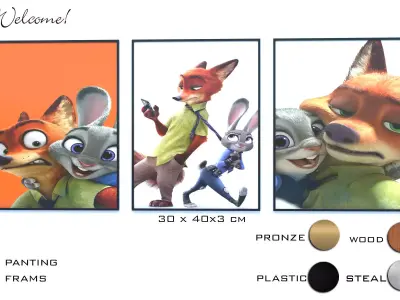 Disney frame  3D model