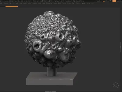 Modern Abstract Decorative sculpture 3d print model 114 3D print model