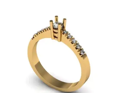daimond ring 3D print model purchase