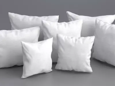 Solid Pillow Set 3D model