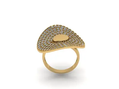 High quality ring design 3D print model