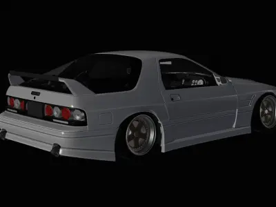 GP Sports GFOUR Mazda RX7 FC3S Body Kit 3D model