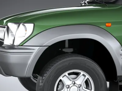 Toyota Land Cruiser J90 1996 3D model