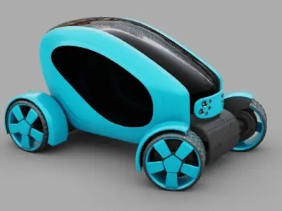 URBAN POD  rigged 3D model