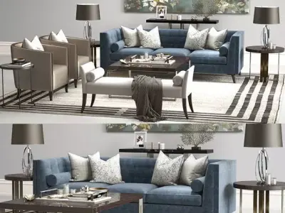 Gibson sofa  Boutique  GOYA  Kenzo EDGE 3D model