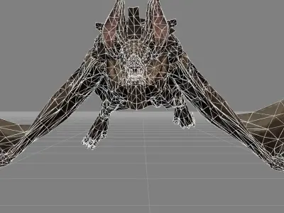 bats v1 Low-poly 3D model
