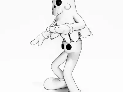 Ghost from Swing You Sinners toy 3D print model