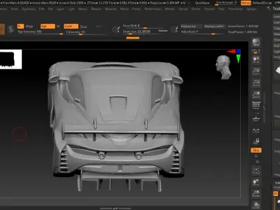 Mclaren 720s GT3 3D Print Model 3D print model