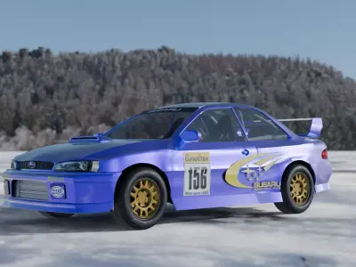 Subaru Impreza gc8 3D model