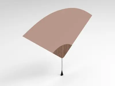 Winderly Mirror Low-poly 3D model