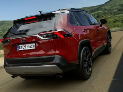 2022 Toyota RAV4 XSE Hybrid 3D model
