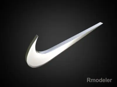 Nike 3d Logo 3D model
